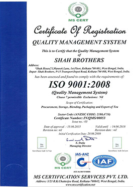 shah brothers certificate registration 2008